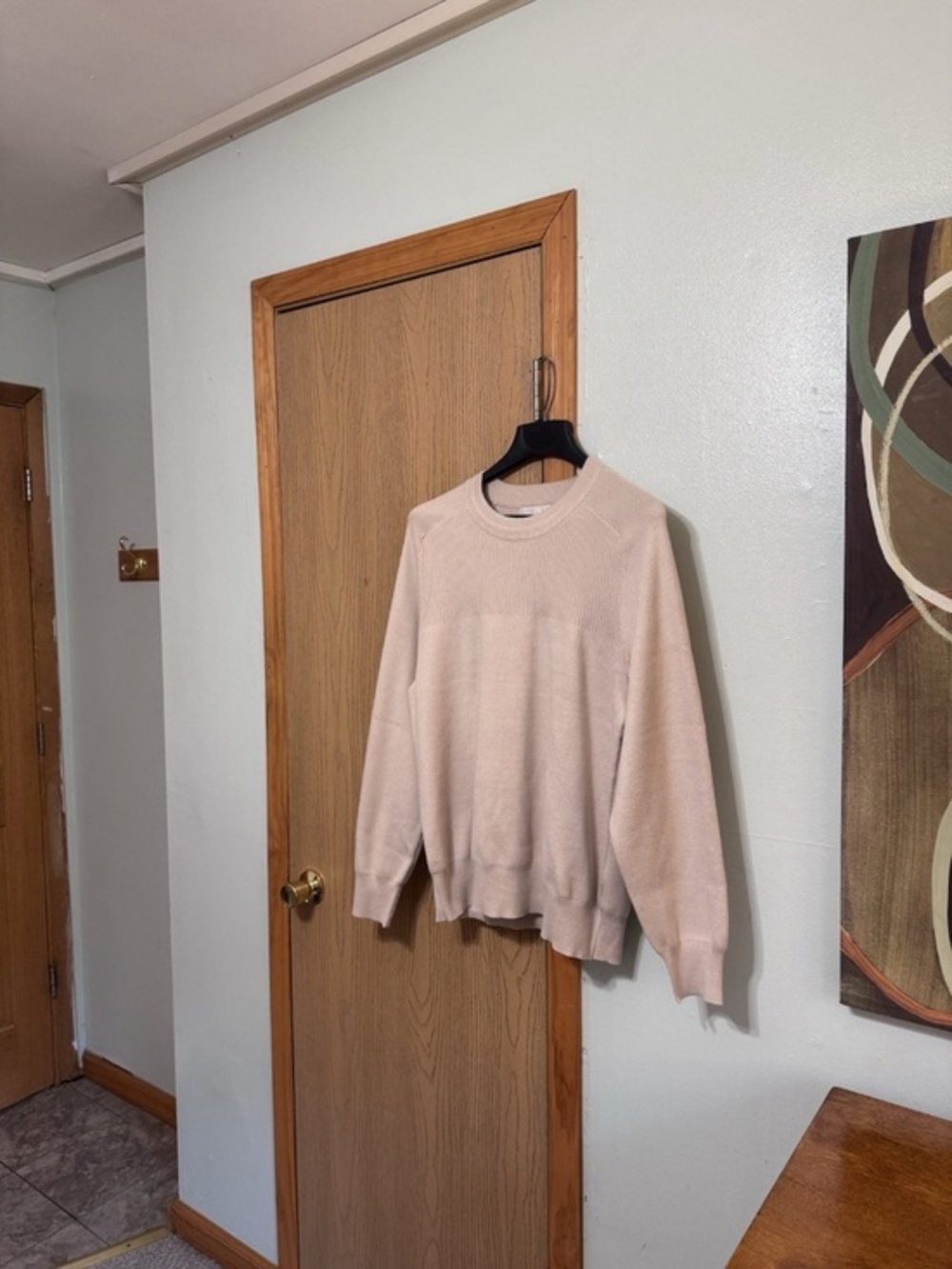 Industry Republic Clothing NWT XL Solid Tan Crewneck Pullover Sweater